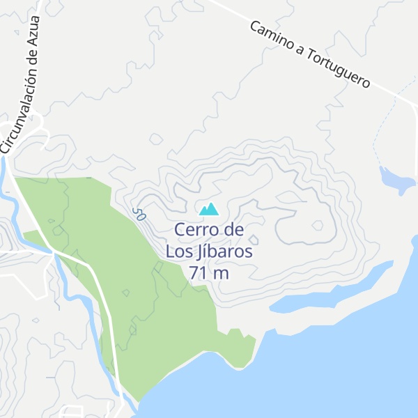 Map of Cerro de Los Jíbaros