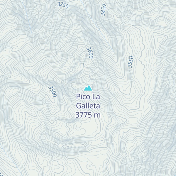 Map of Pico La Galleta