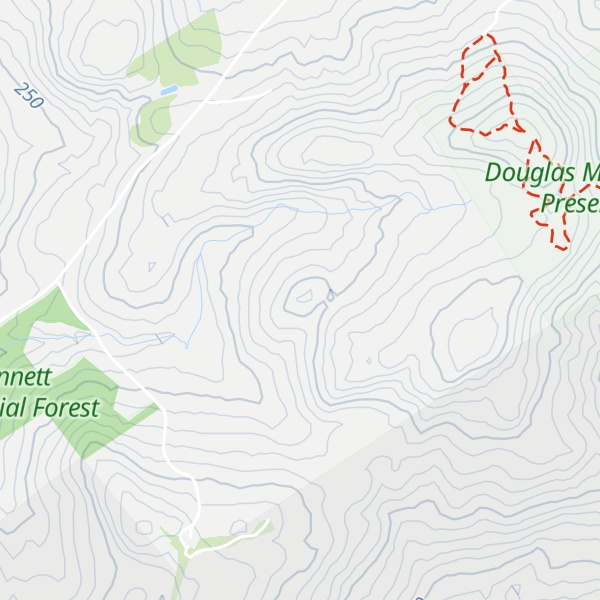 Map of Dykes Mountain