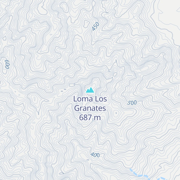 Map of Loma Los Granates