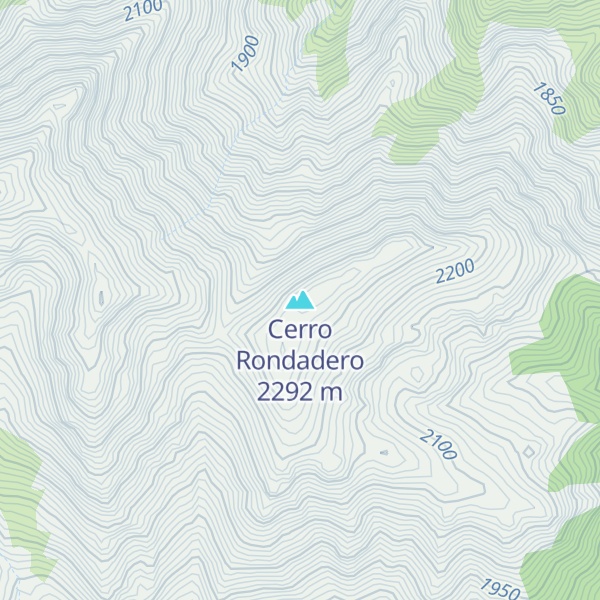 Map of Cerro Rondadero