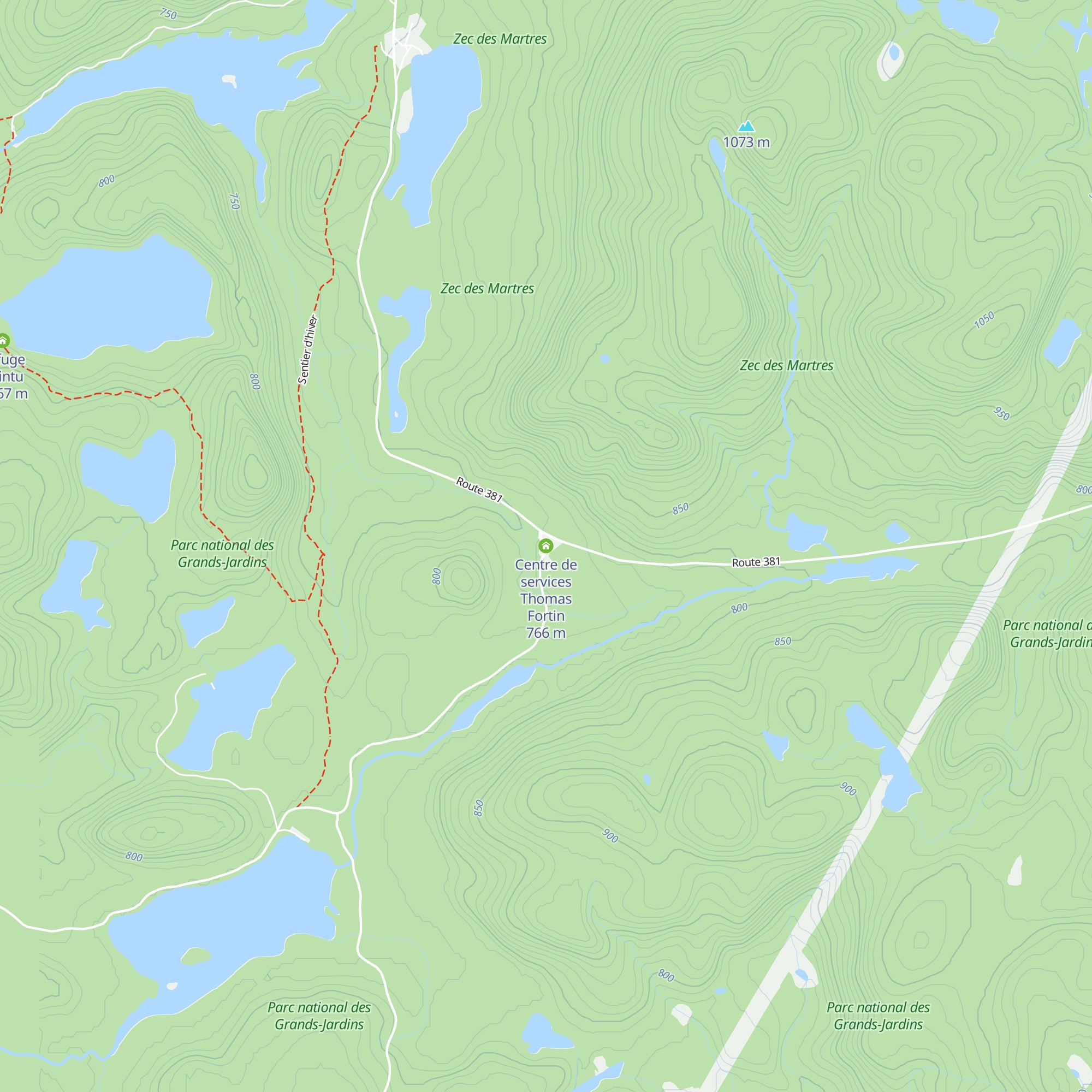 Centre de services Thomas Fortin map