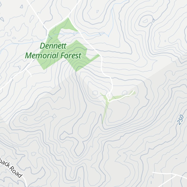 Map of Winn Mountain
