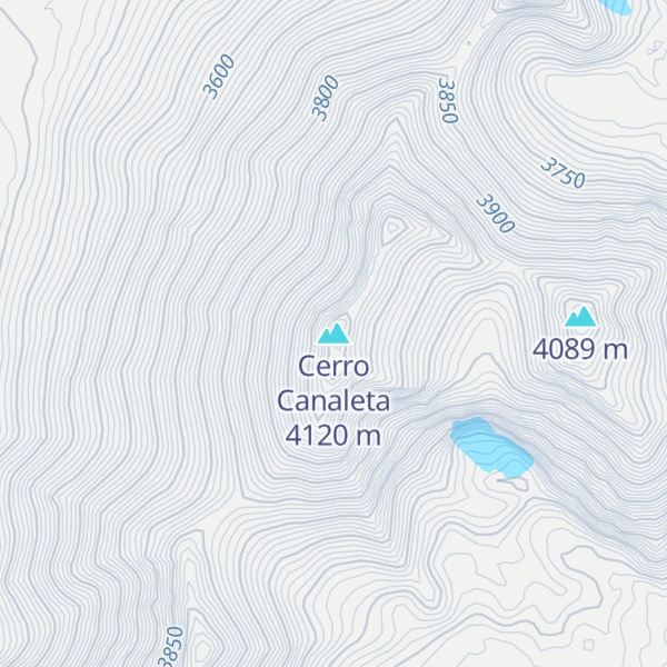 Map of Cerro Canaleta
