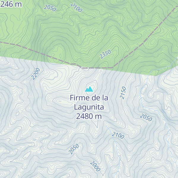 Map of Firme de la Lagunita