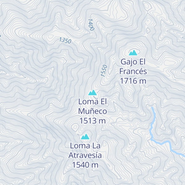 Map of Loma El Muñeco