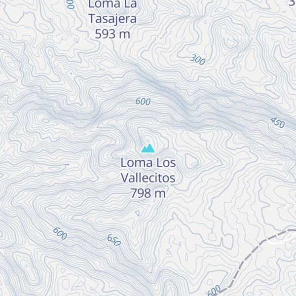 Map of Loma Los Vallecitos