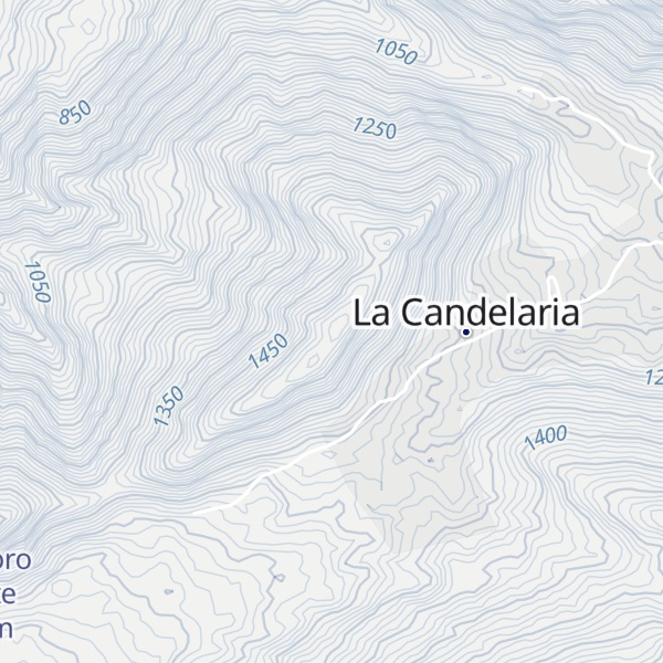 Map of Cerro La Candelaria