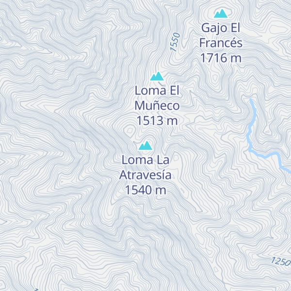 Map of Loma La Atravesía