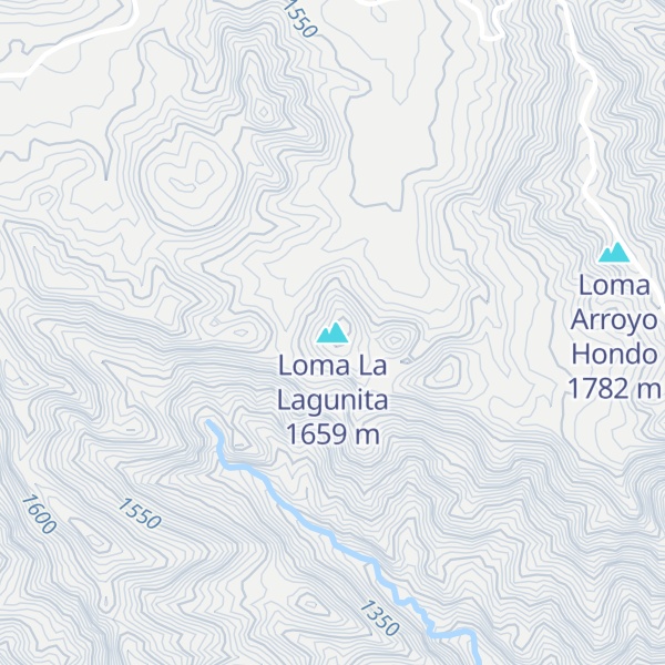 Map of Loma La Lagunita
