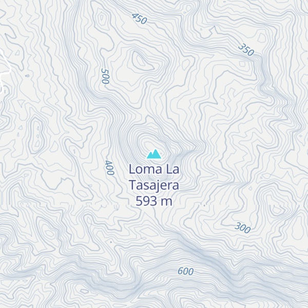 Map of Loma La Tasajera
