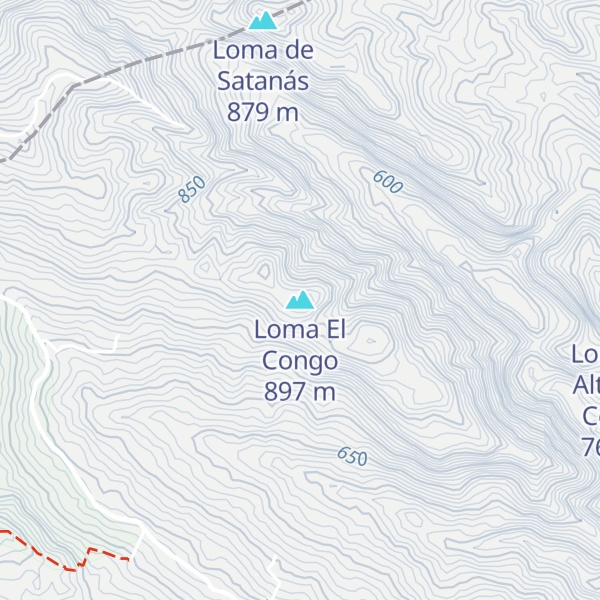 Map of Loma El Congo