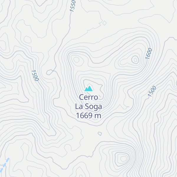Map of Cerro La Soga