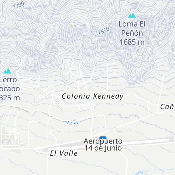 Map of Cabaña 1