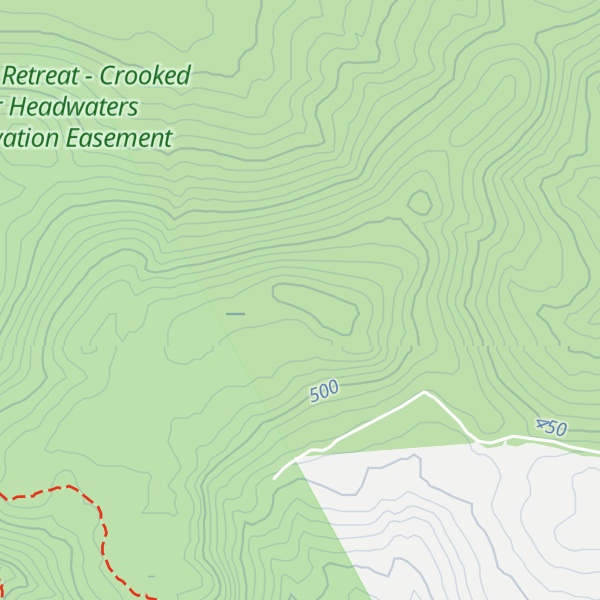 Map of Long Mountain