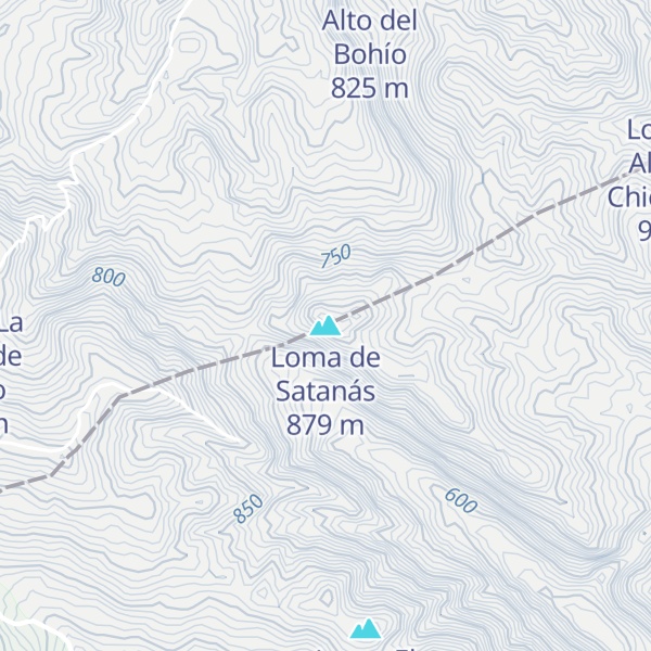 Map of Loma de Satanás