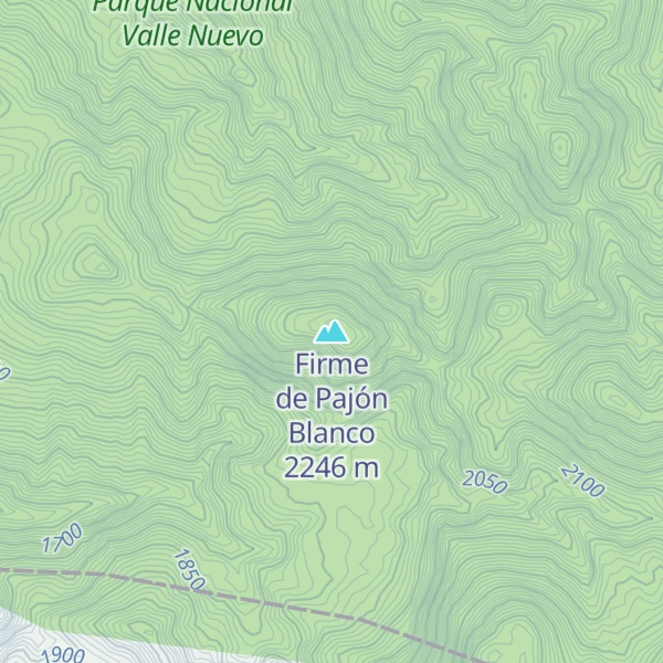 Map of Firme de Pajón Blanco