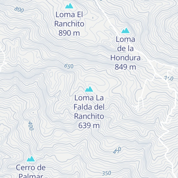 Map of Loma La Falda del Ranchito