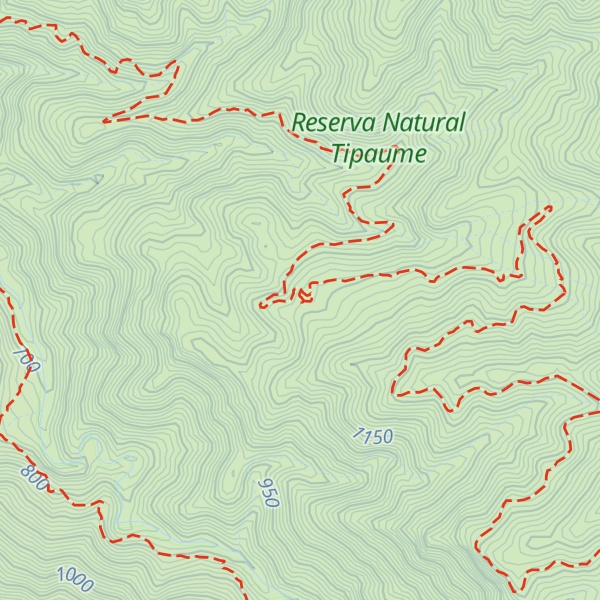 Map of Refugio Chalet del Diablo