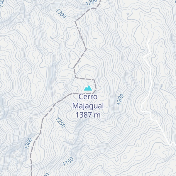 Map of Cerro Majagual