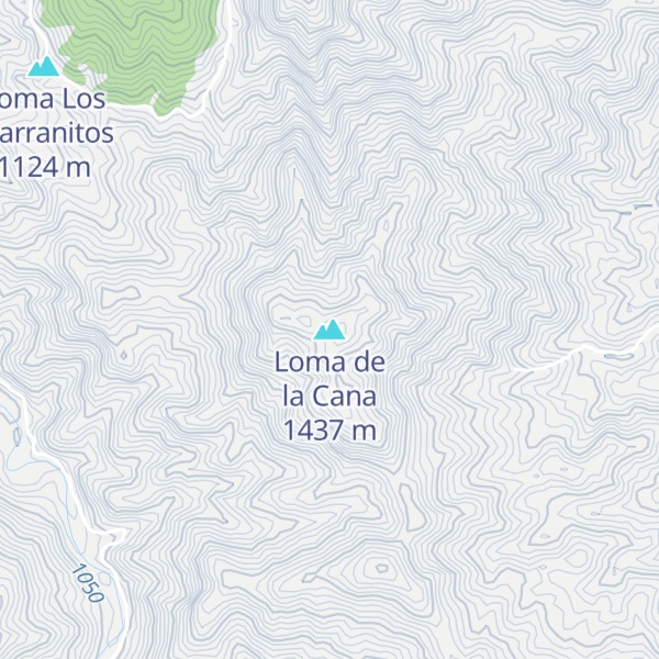 Map of Loma de la Cana