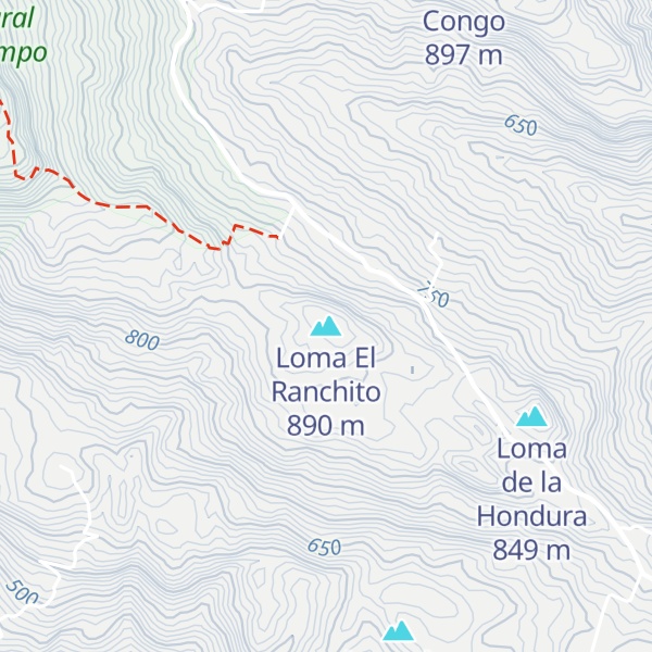 Map of Loma El Ranchito