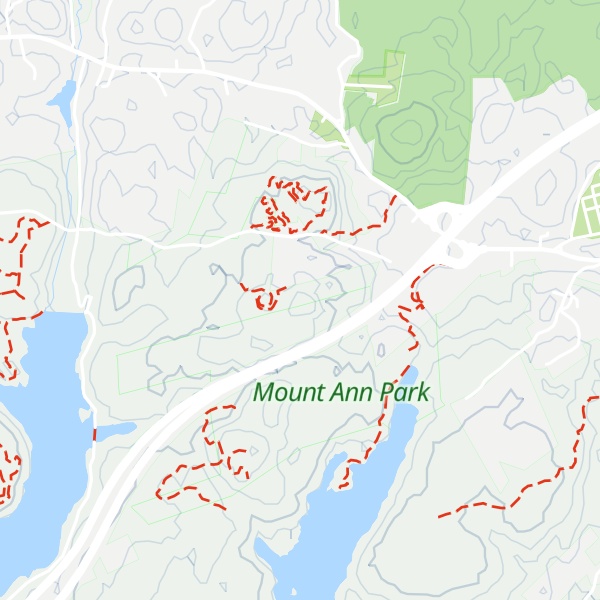 Map of Red Rock
