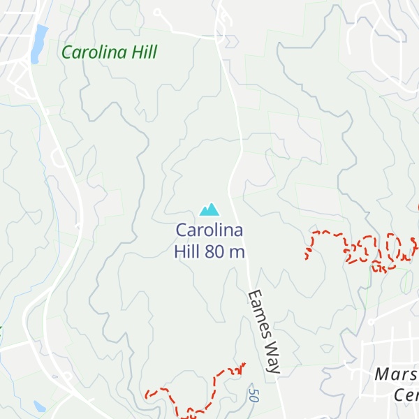 Map of Carolina Hill