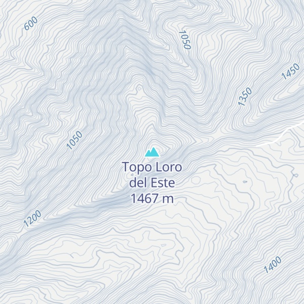 Map of Topo Loro del Este