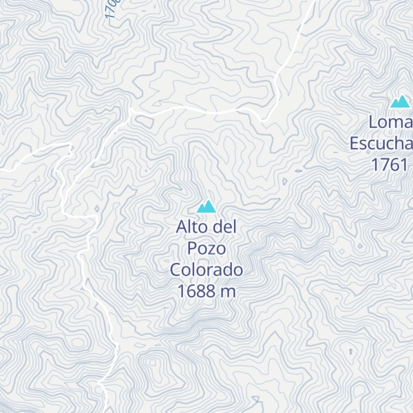 Map of Alto del Pozo Colorado