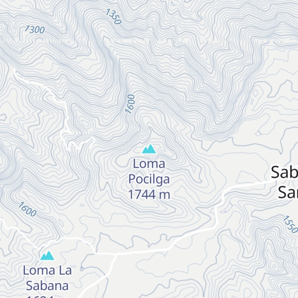 Map of Loma Pocilga