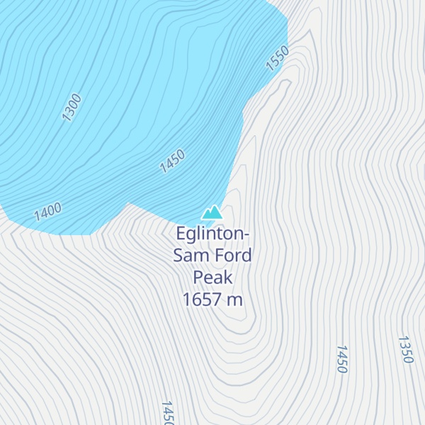 Map of Eglinton-Sam Ford Peak