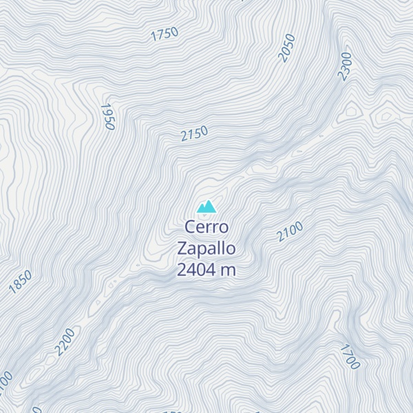 Map of Cerro Zapallo