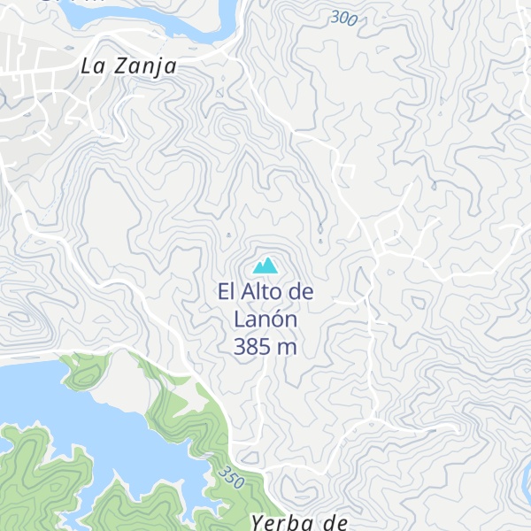 Map of El Alto de Lanón