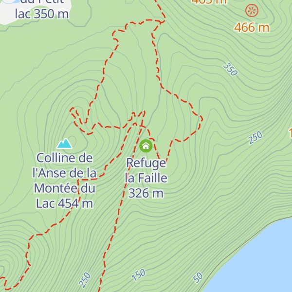 Map of Refuge la Faille