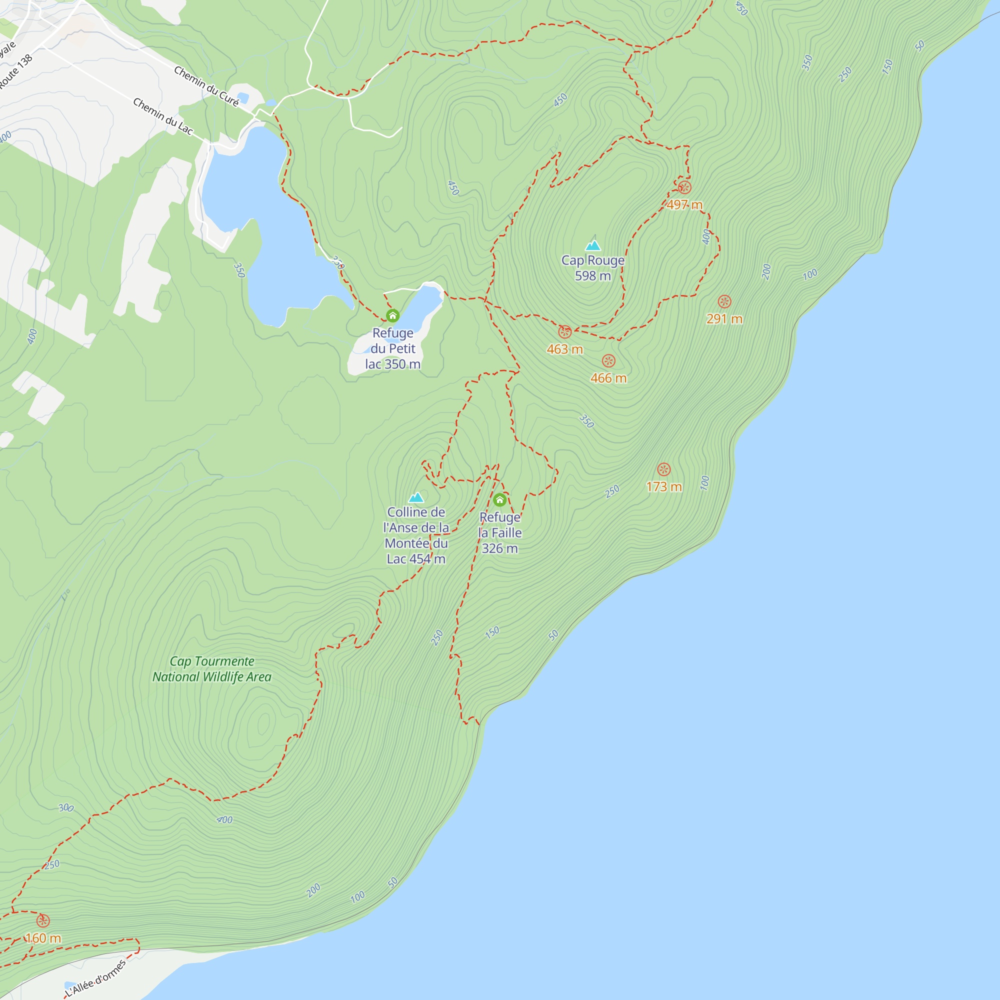 Refuge la Faille map