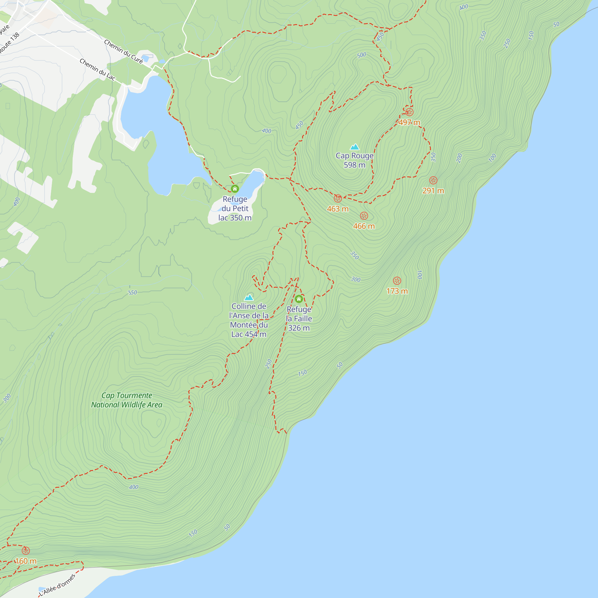 Refuge la Faille map