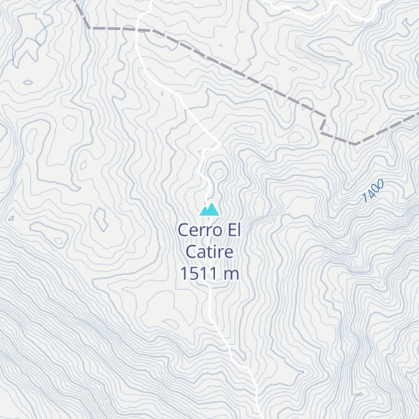 Map of Cerro El Catire