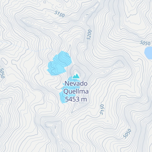 Map of Nevado Quellma