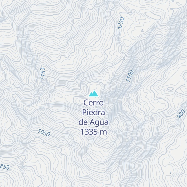 Map of Cerro Piedra de Agua