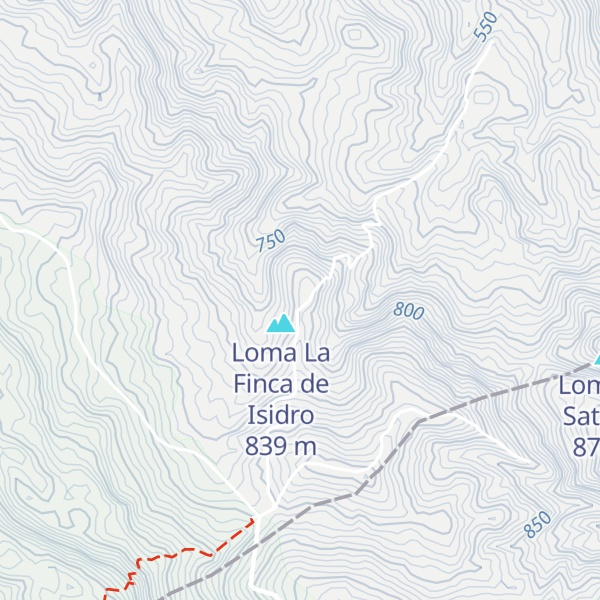 Map of Loma La Bajada de Isidro