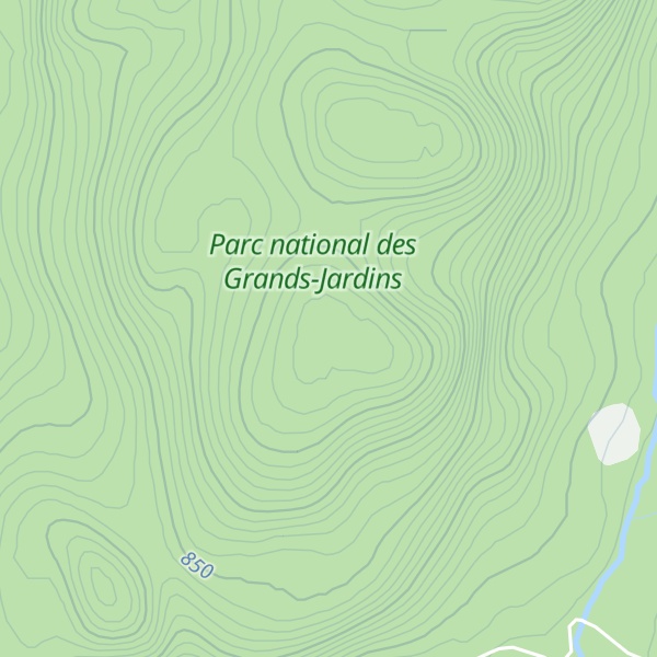 Map of Mont René-Richard
