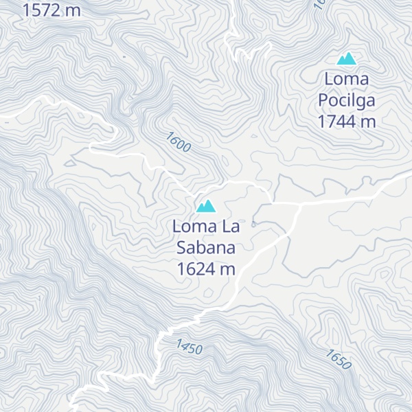 Map of Loma La Sabana