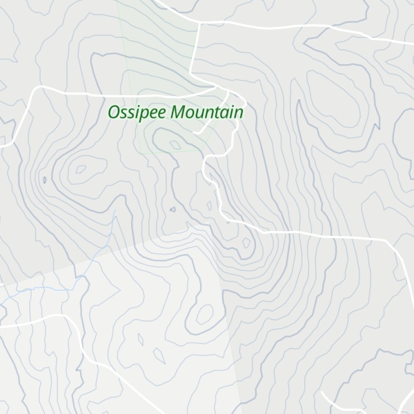 Map of Ossipee Hill