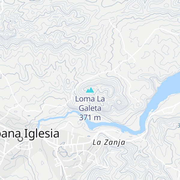 Map of Loma La Galeta