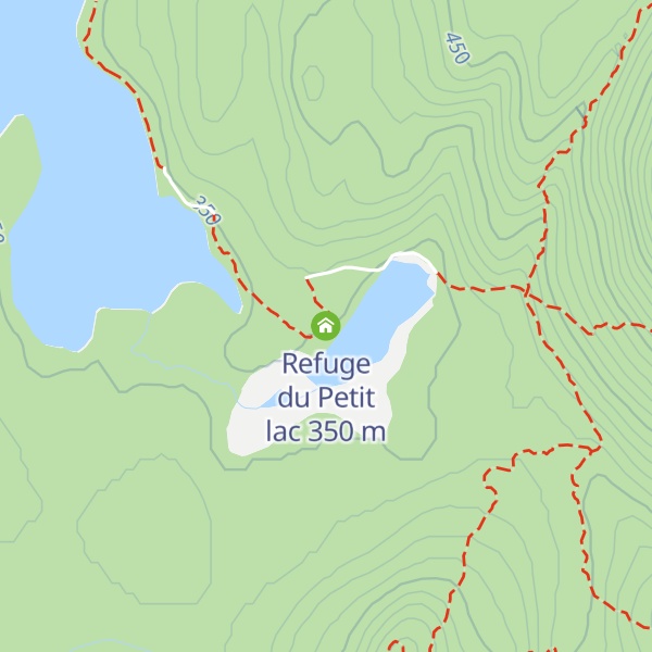 Map of Refuge du Petit lac