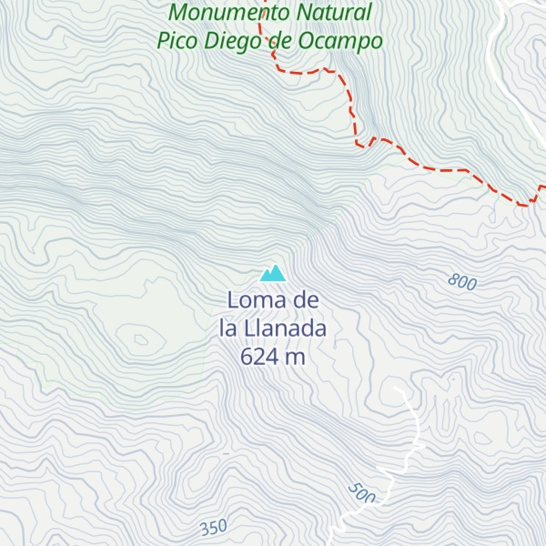 Map of Loma de la Llanada