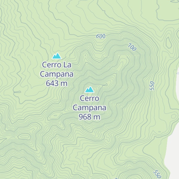 Map of Cerro Campana