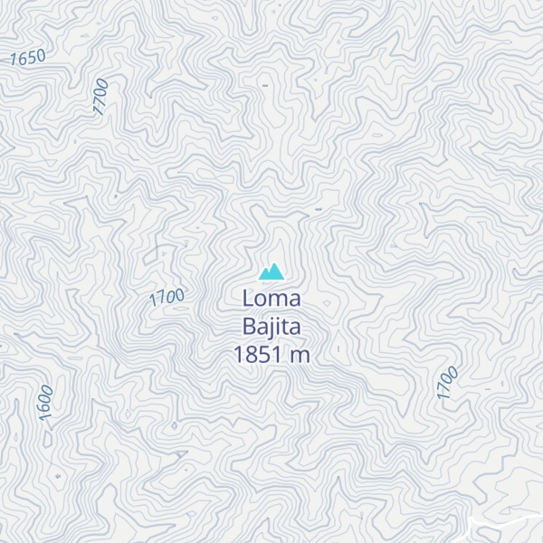 Map of Loma Bajita