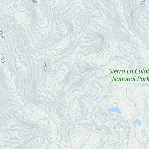 Map of Pico Los Caracoles